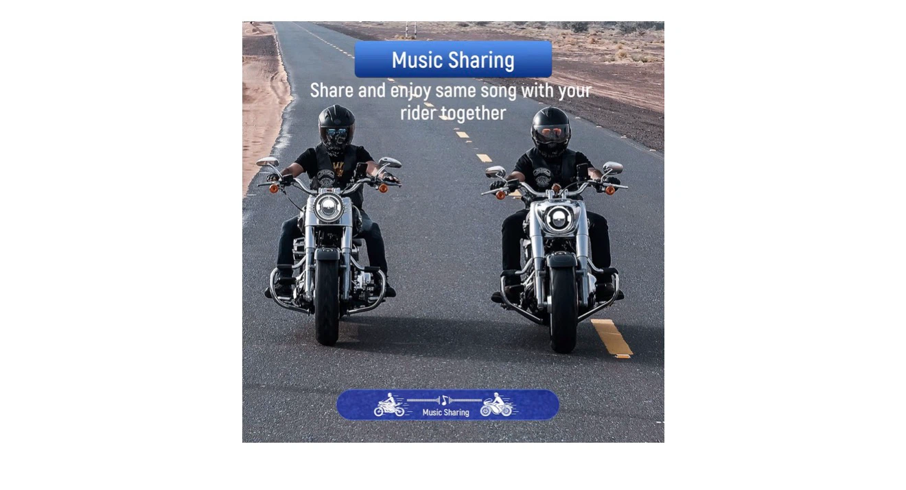 LEXIN B4FM Motorcycle Helmet Bluetooth Intercom System (2 Pack) - photo 3