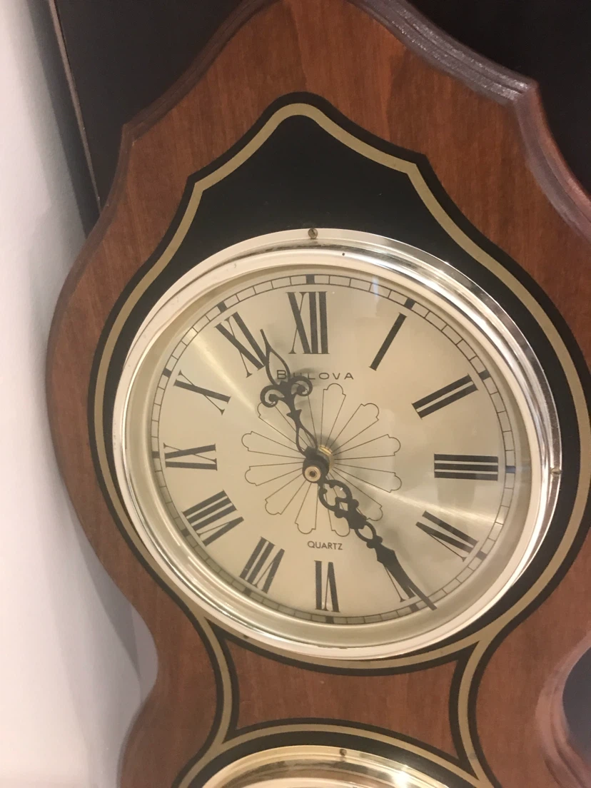 Bulova Quartz Clock and Barometer Set - photo 3
