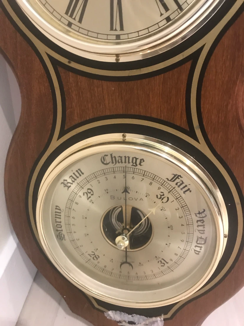 Bulova Quartz Clock and Barometer Set - photo 4