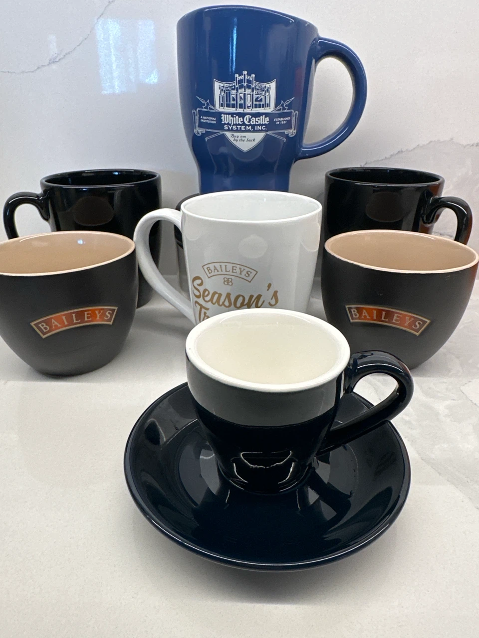 Baileys and White Castle Mugs Collection