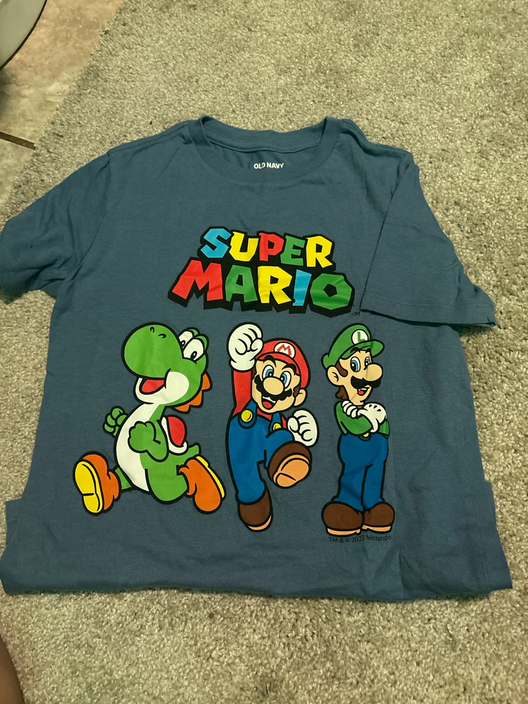 Old Navy Super Mario T-Shirt size 10/12