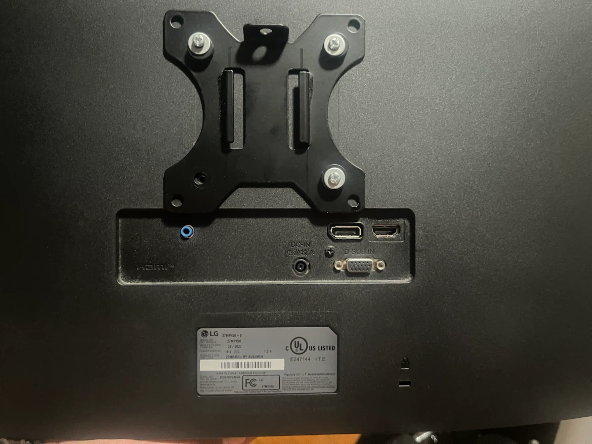 Two LG Monitor Model 27MP450-B - photo 2
