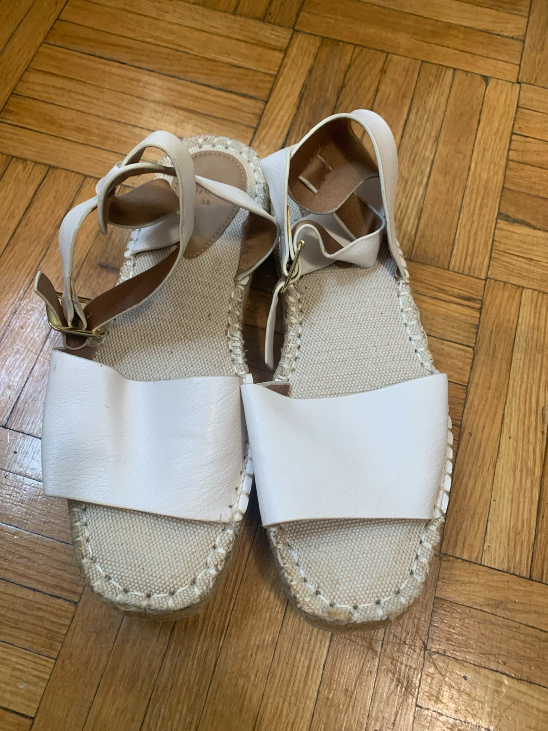 White Espadrille Sandals