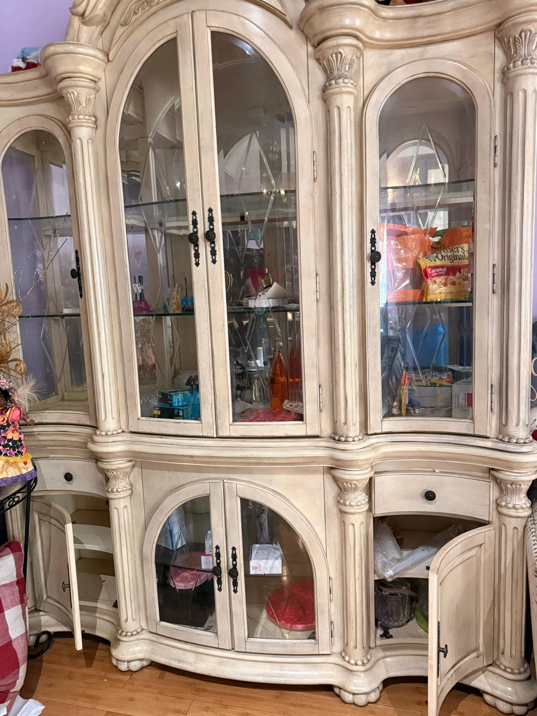 Dining Table and China Cabinet Set