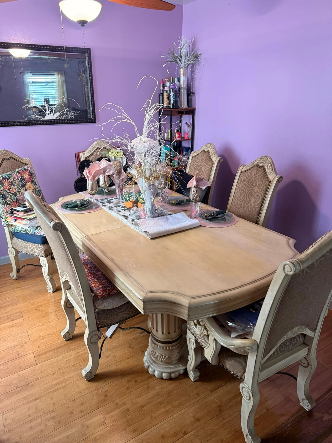 Dining Table and China Cabinet Set - photo 4