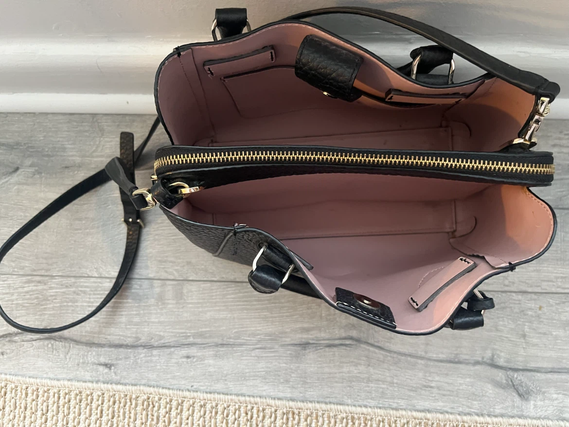 Kate Spade Black Leather Satchel Handbag - photo 2