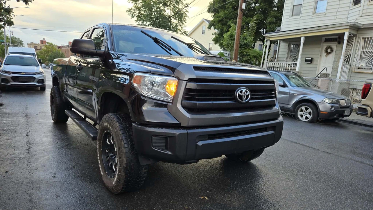 Black Toyota Tundra CrewMax Pickup Truck