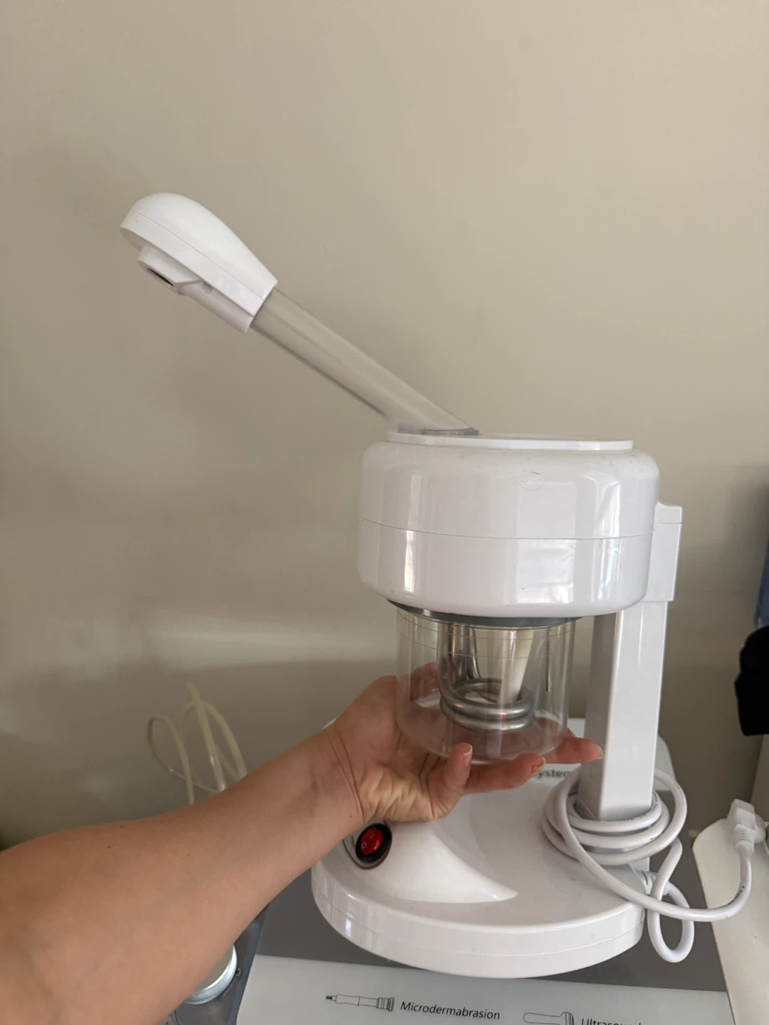 White Facial Steamer Machine