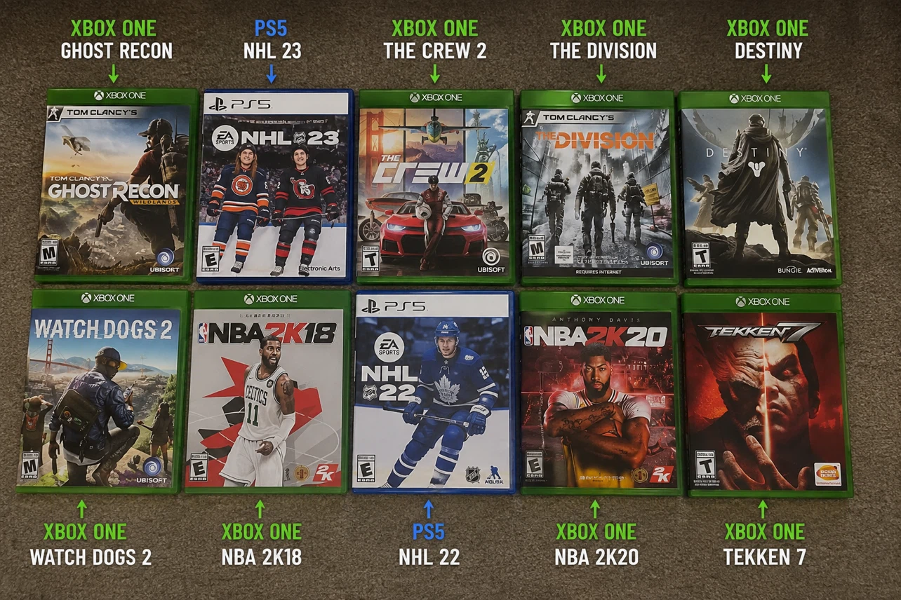 Xbox one & playstation 5 Games