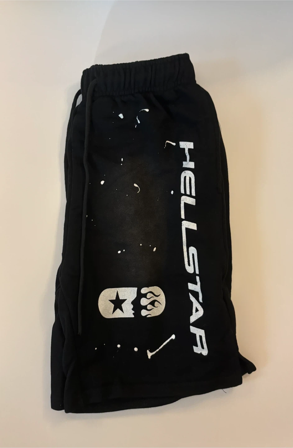Black Hellstar - studios logo print shorts - photo 4