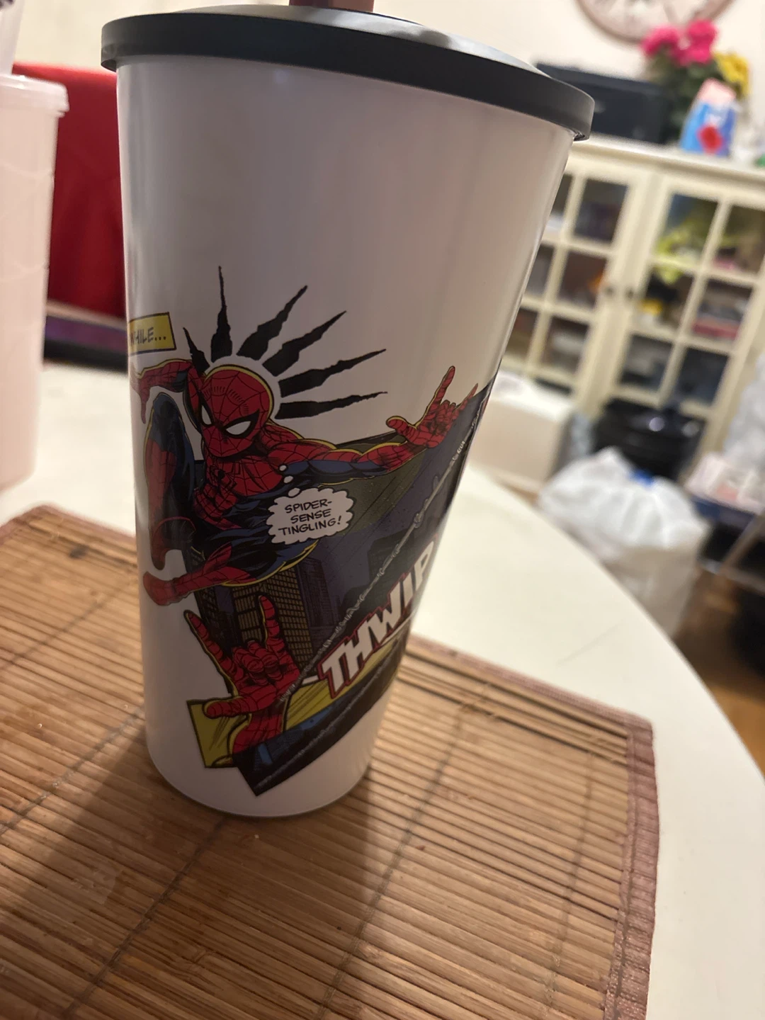 Spider-Man Tumbler and Trash Can Set - photo 2