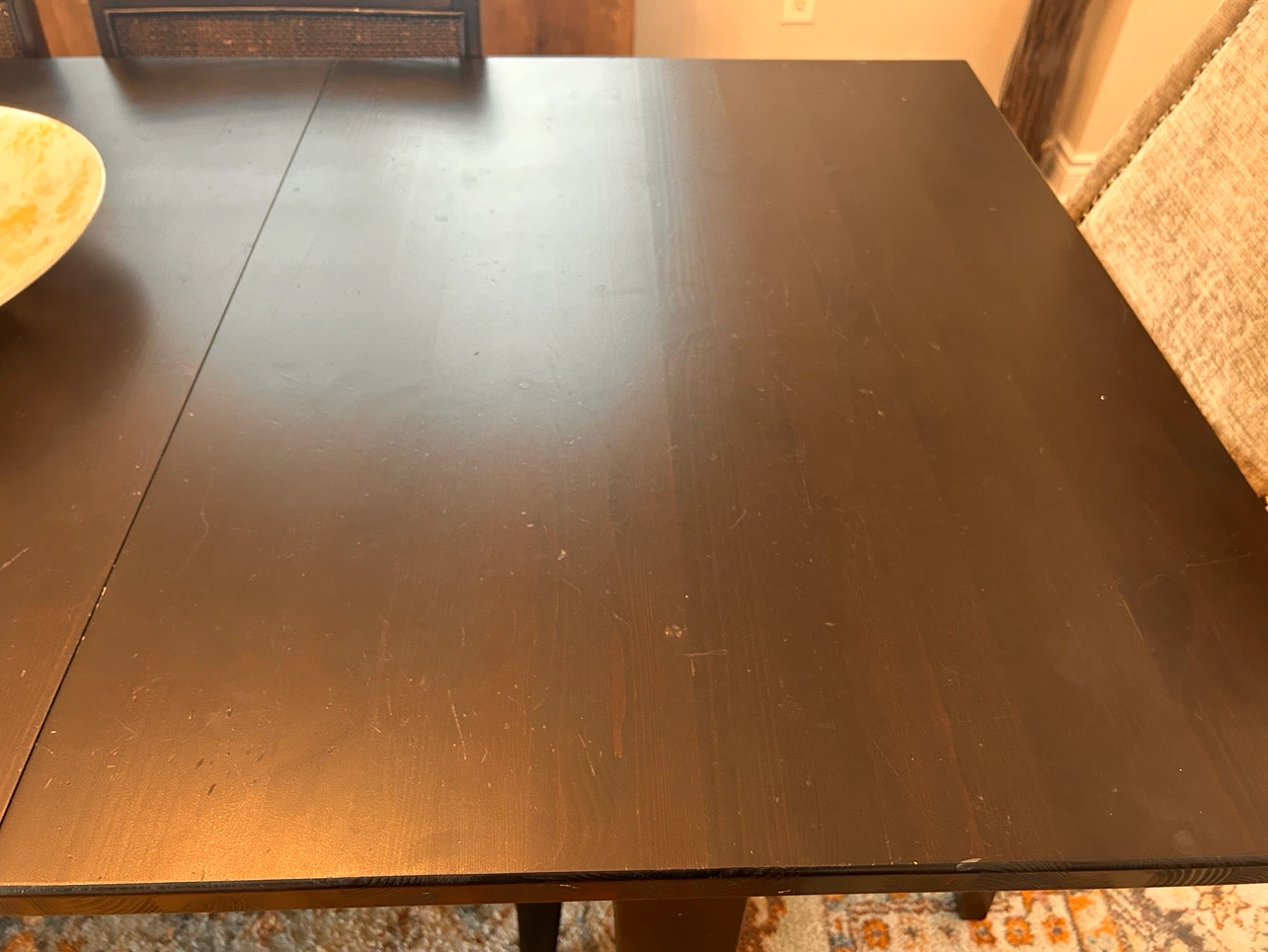 Dark Wood Dining Table - photo 2