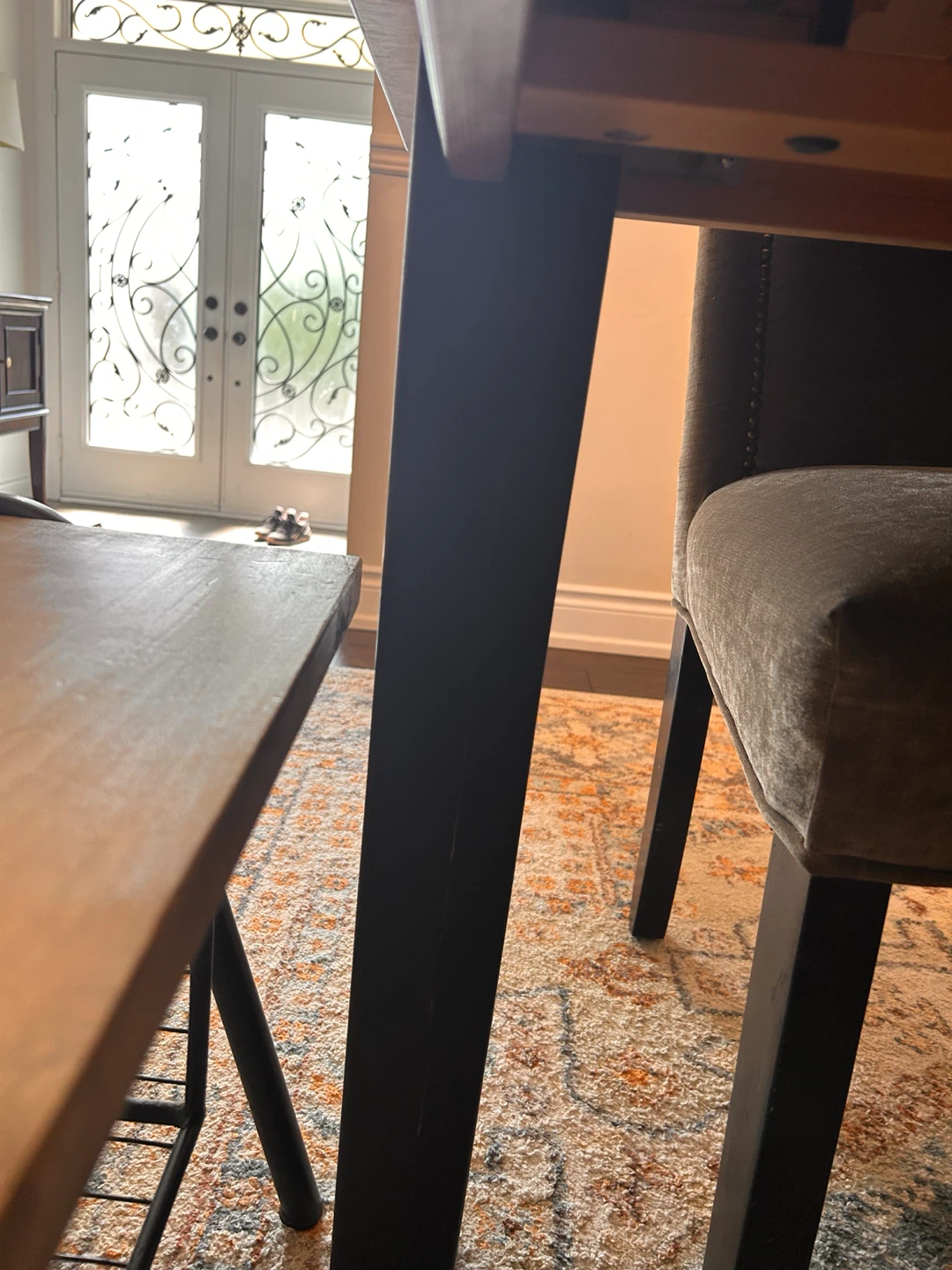 Dark Wood Dining Table - photo 5