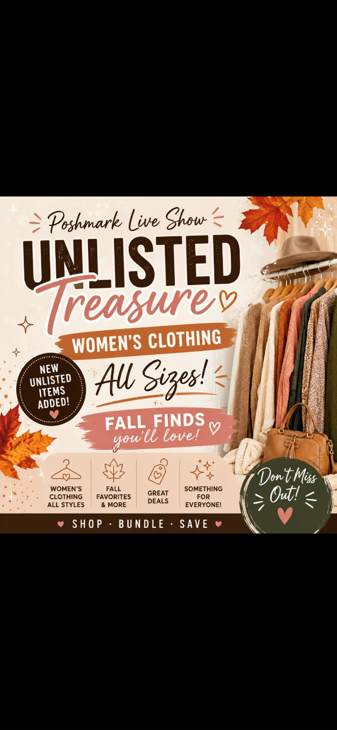 Live Poshmark show 8/2 1:30 eastern