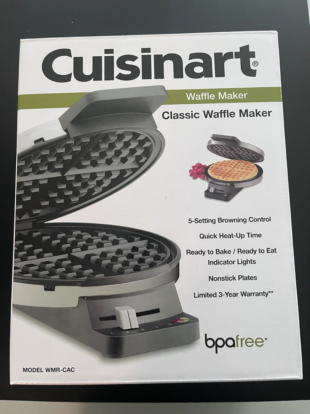 Unopened Cuisinart Classic Waffle Maker
