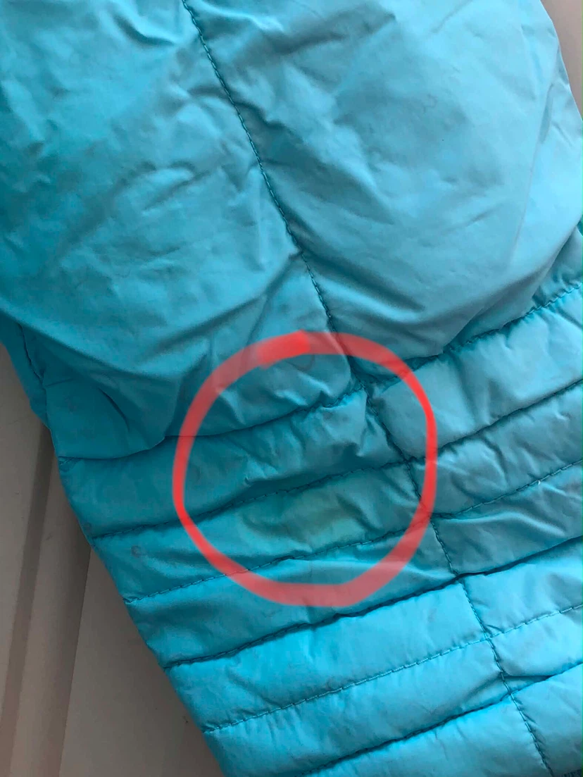 Women's Blue Puffer Coat - photo 4