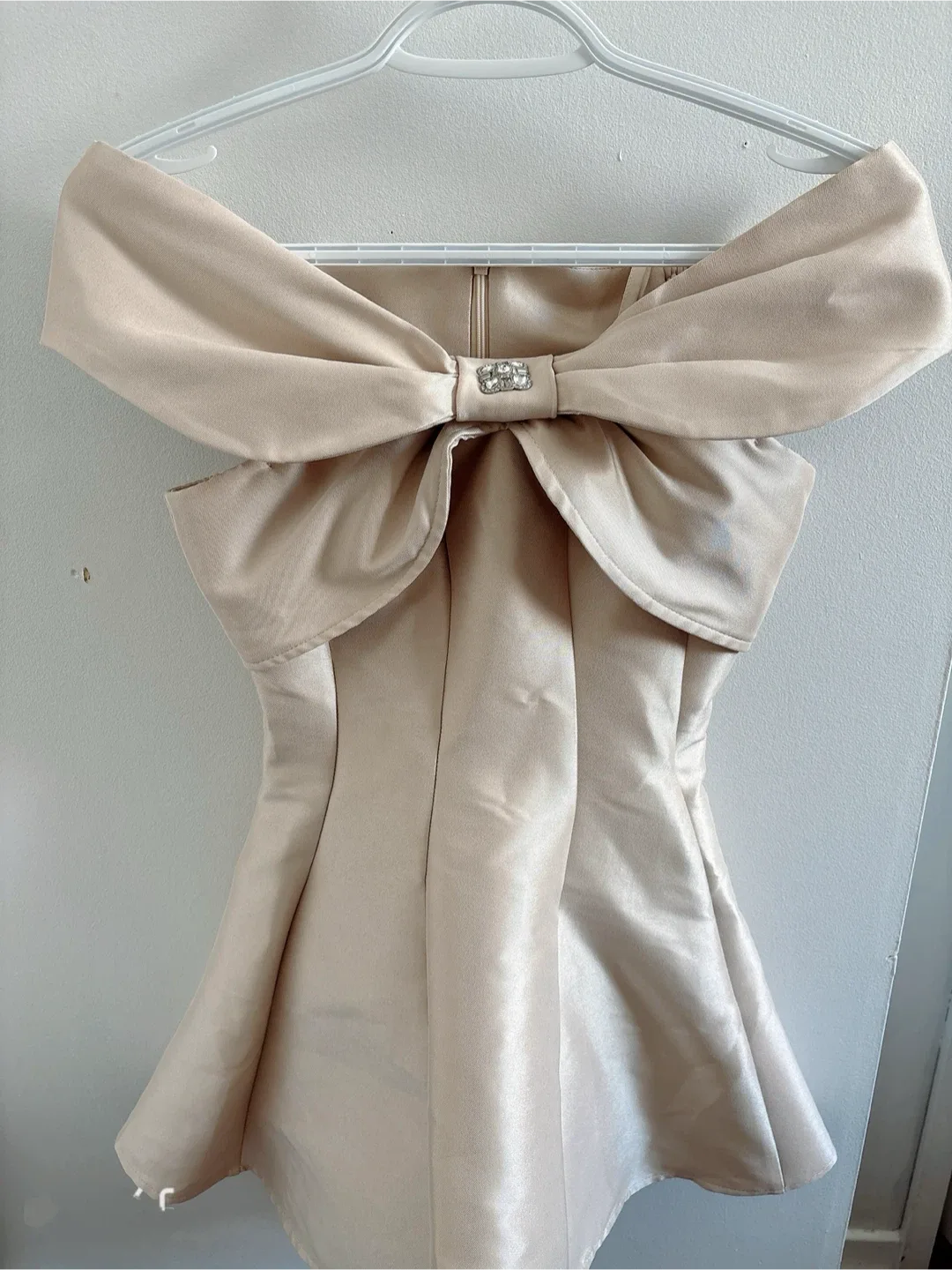 Women's Off The Shoulder Bow Dress - photo 2