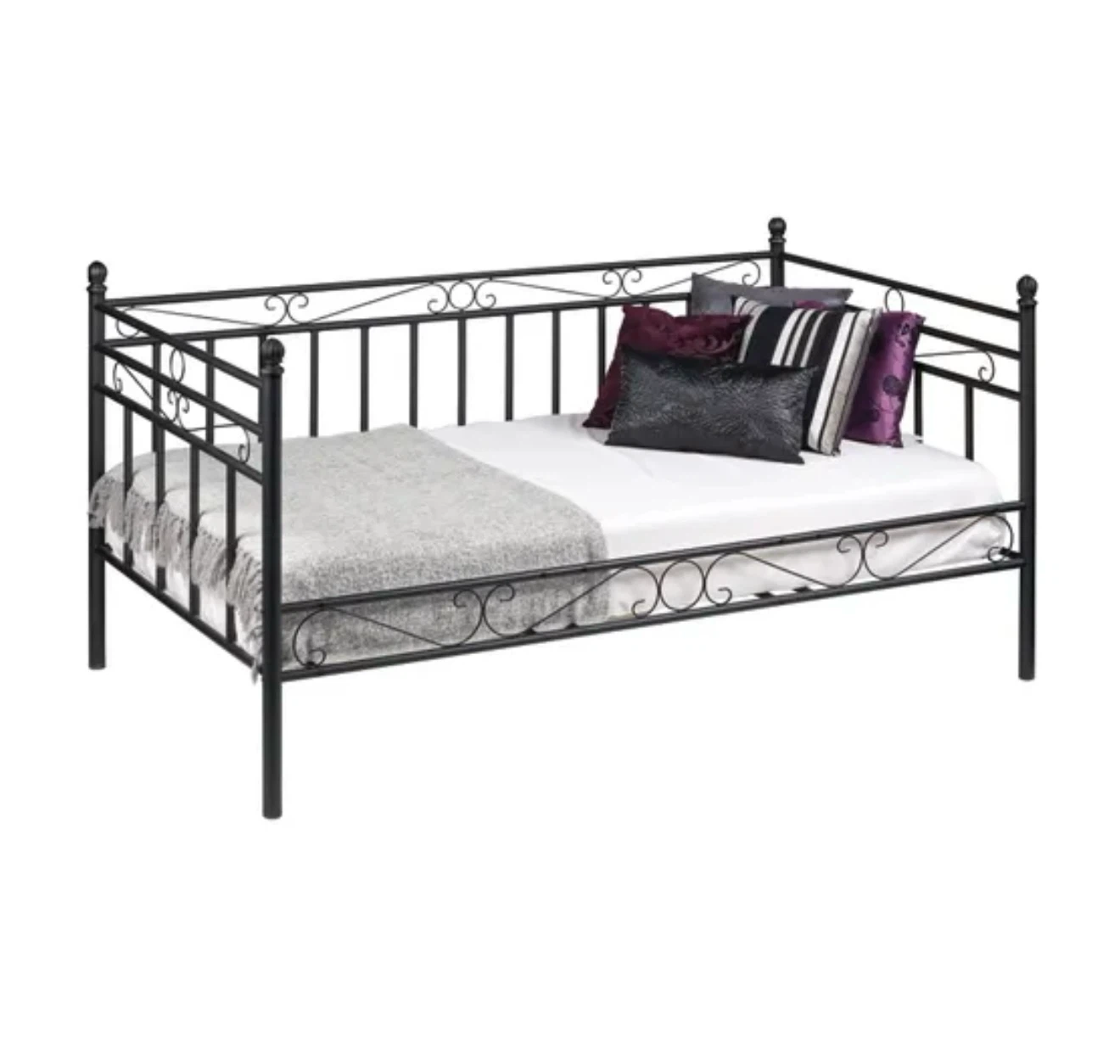 Black Metal Daybed Frame