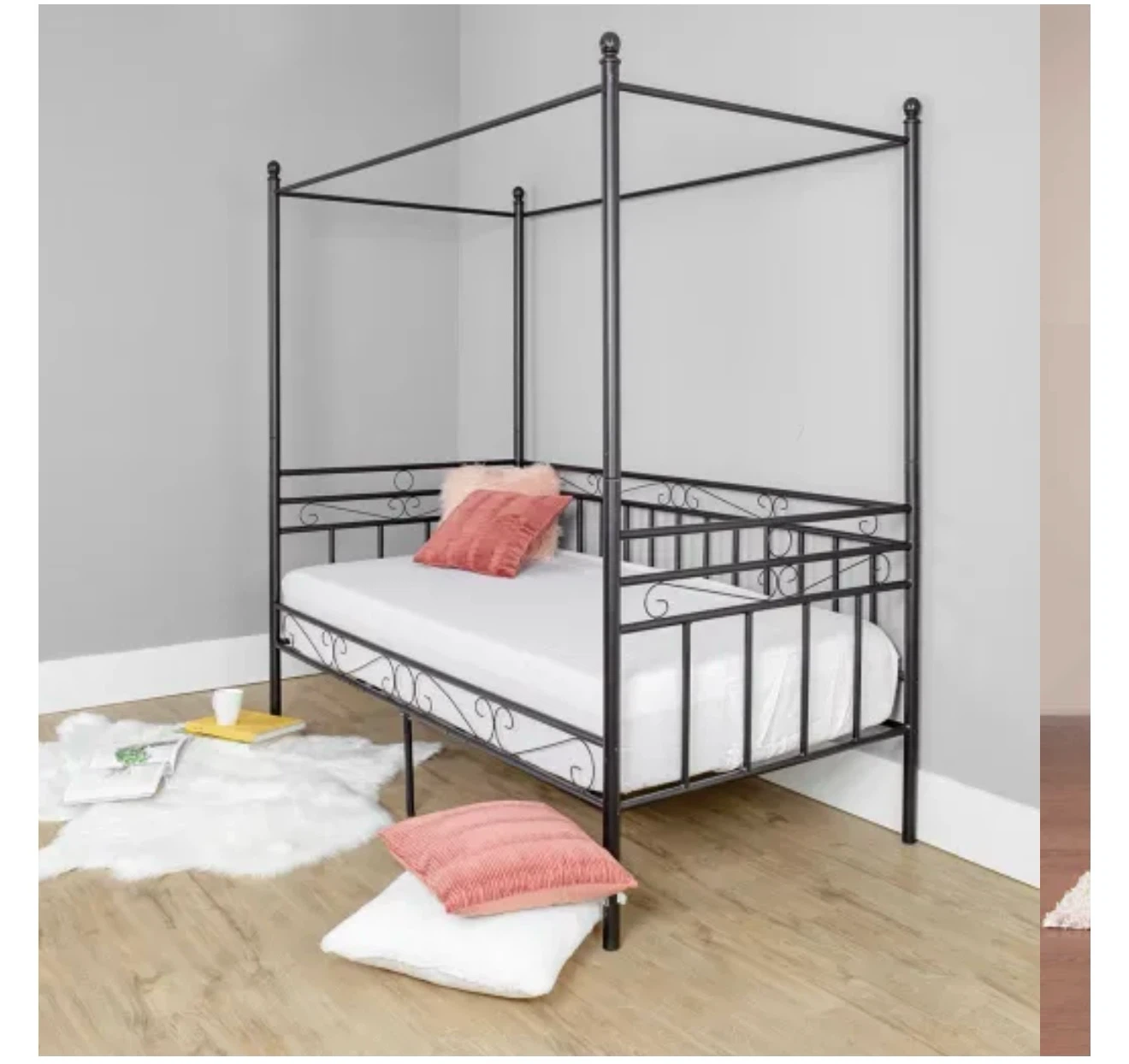Black Metal Daybed Frame - photo 3