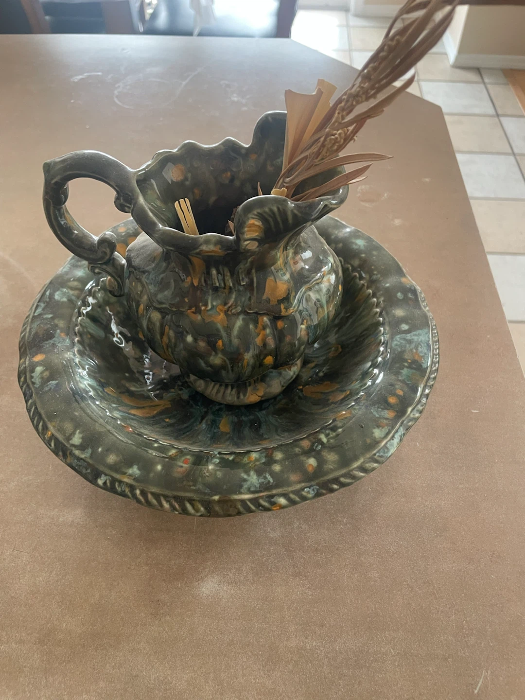 Vintage Pitcher and Bowl Set