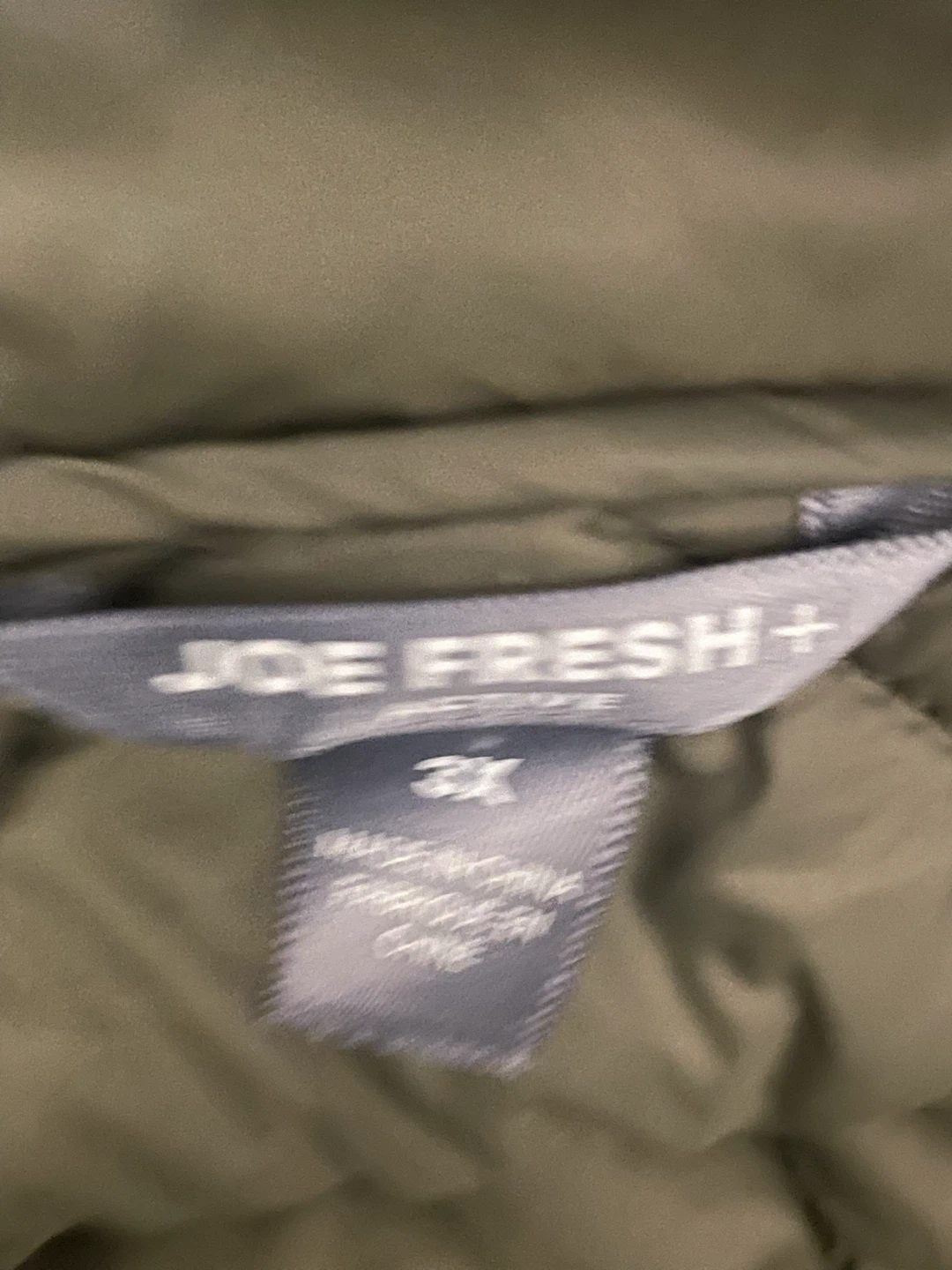 Joe Fresh Quilted Puffer  - Olive Green - 3X - photo 4