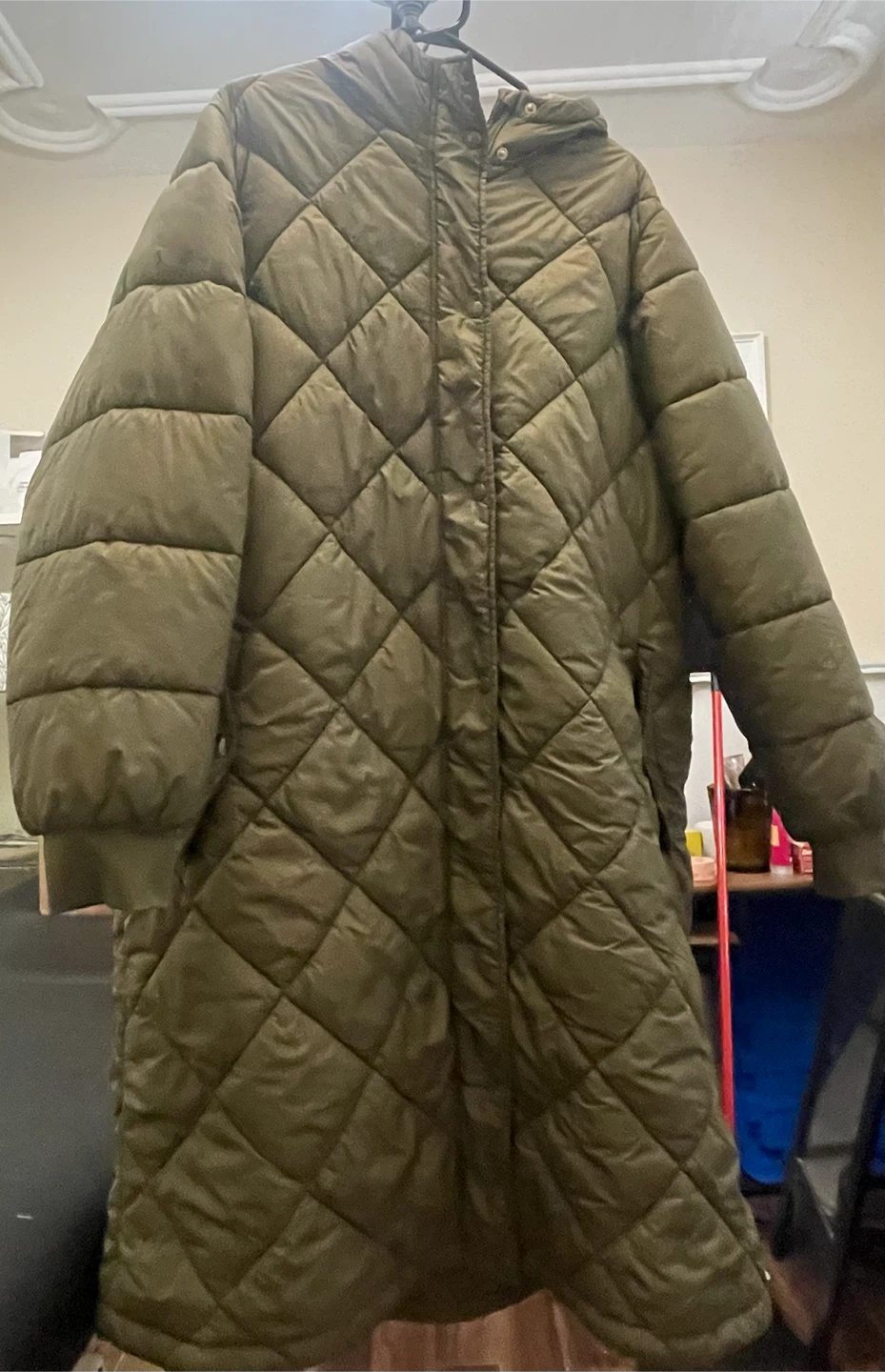 Joe Fresh Quilted Puffer  - Olive Green - 3X - photo 5