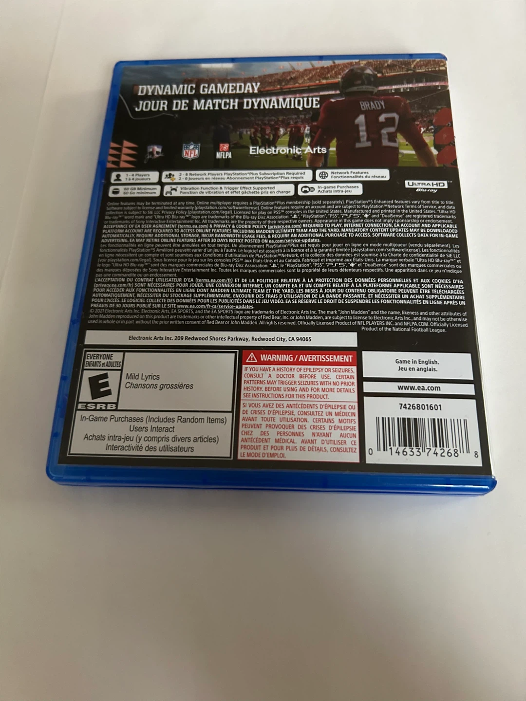 Madden 22 PS5 Video Game - photo 2