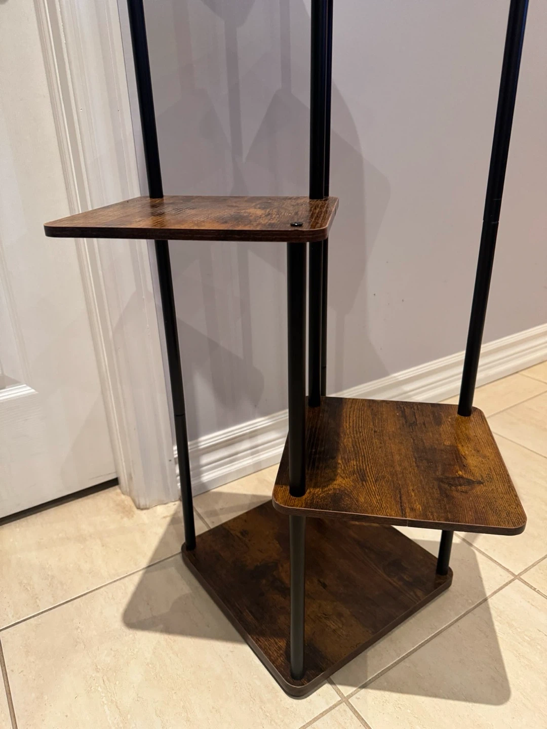 4 Tier Rustic Wood Plant Stand - photo 4