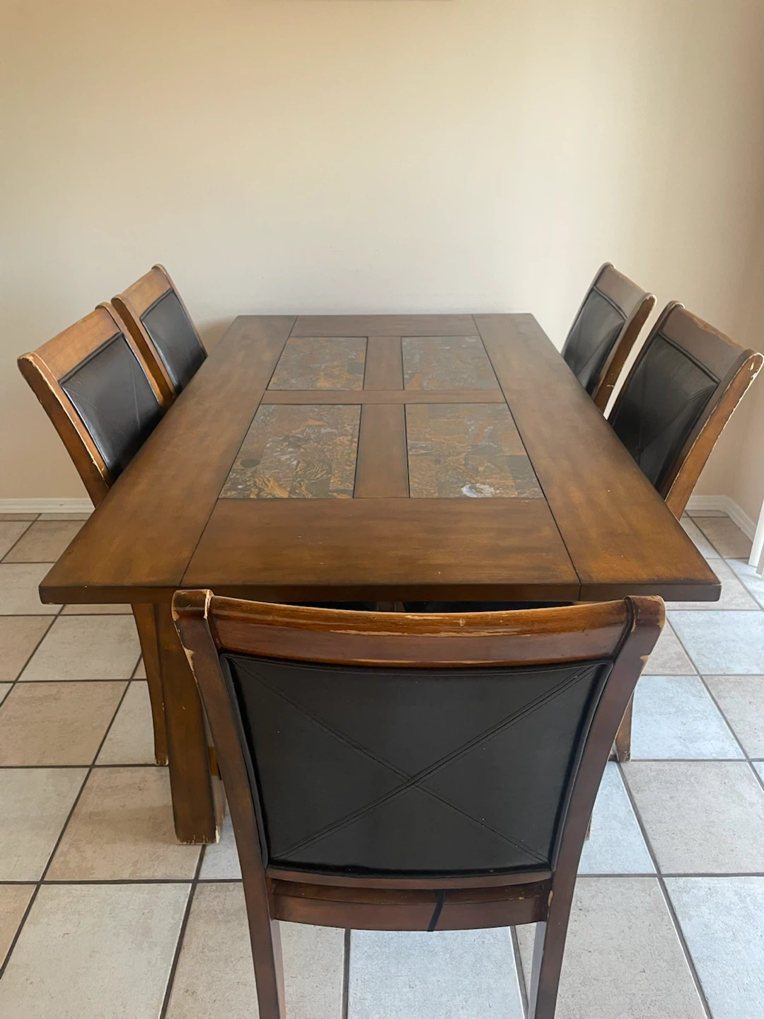 Dining Table with 5 Chairs