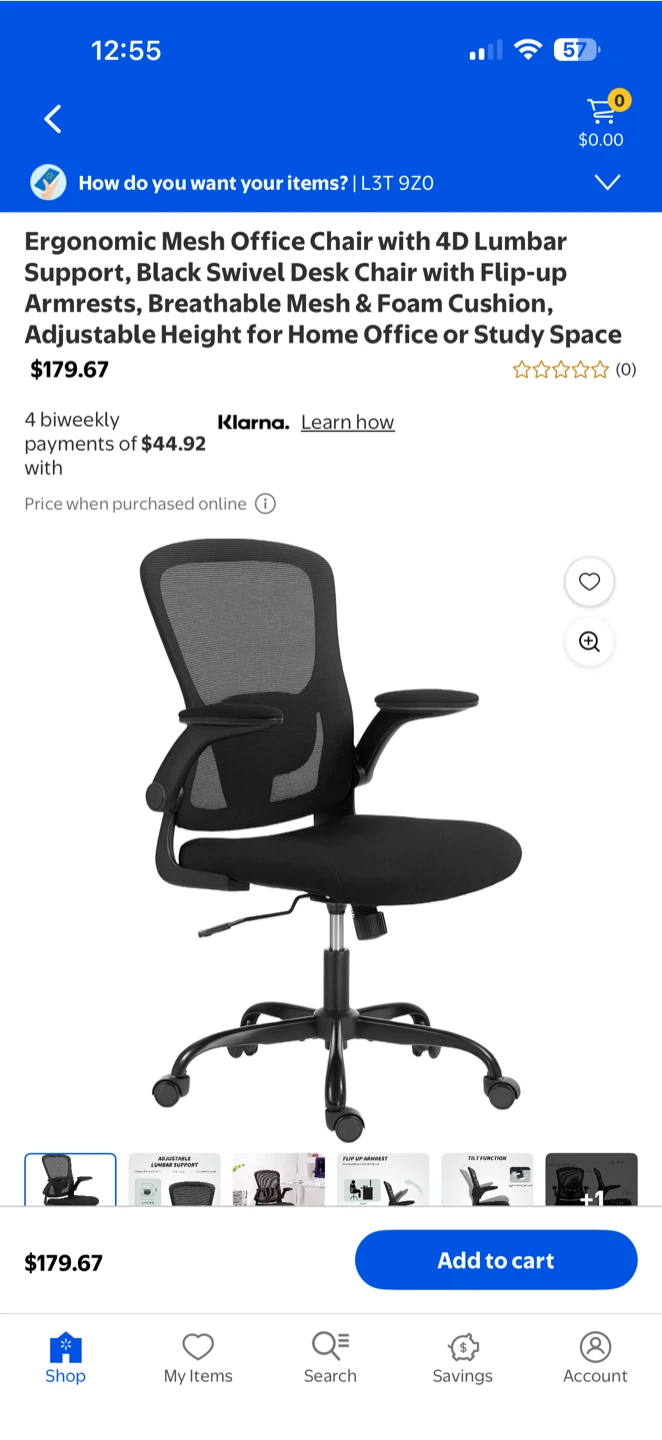 Ergonomic Mesh Office Chair Black - photo 3