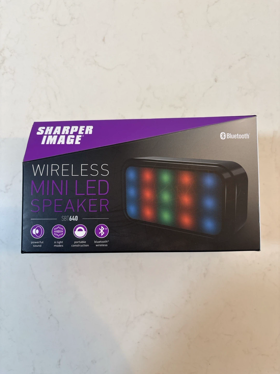 Sharper Image SBT640 Wireless Mini LED Speaker