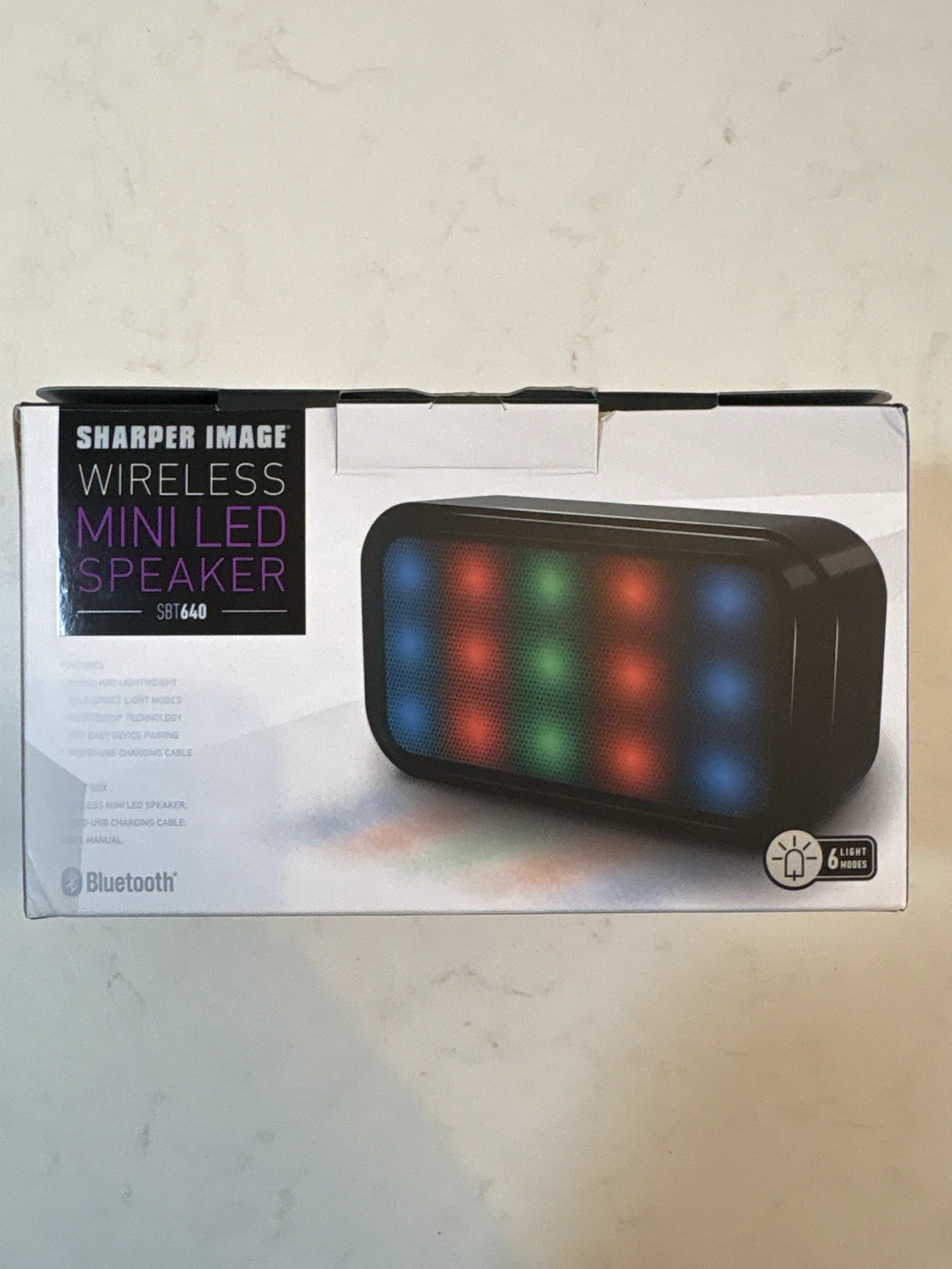 Sharper Image SBT640 Wireless Mini LED Speaker - photo 2