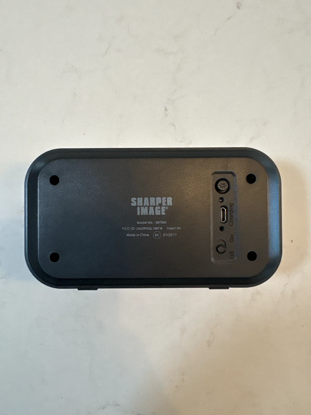 Sharper Image SBT640 Wireless Mini LED Speaker - photo 4