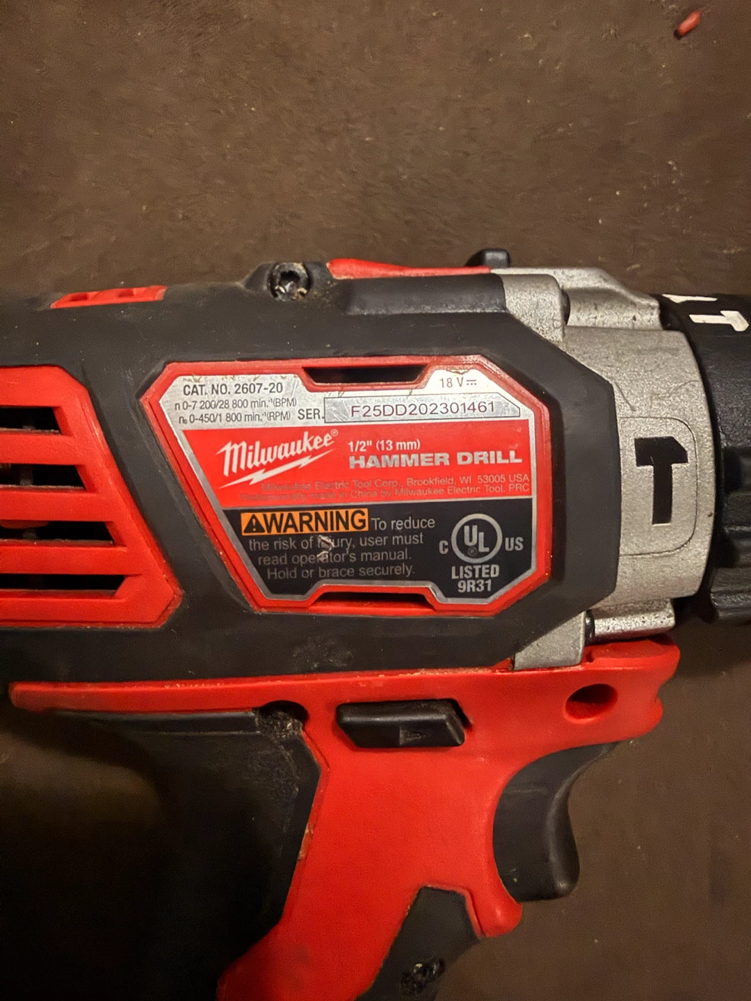 Milwaukee M18 1/2" Hammer Drill - photo 3
