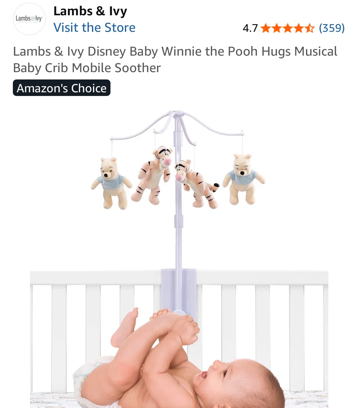 Winnie the Pooh baby mobile - photo 3