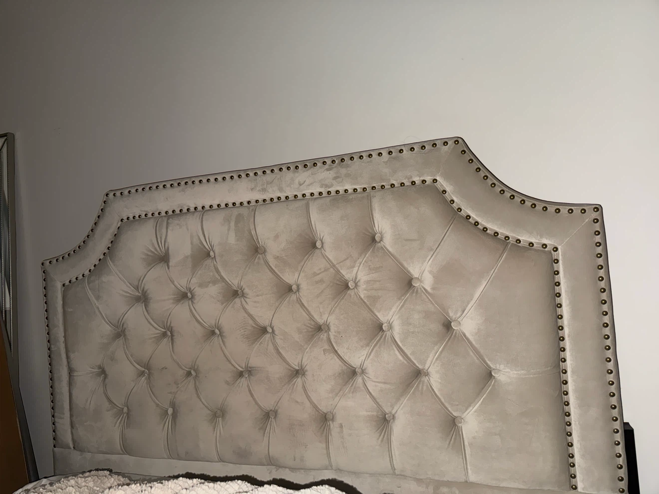 Studded Queen head board