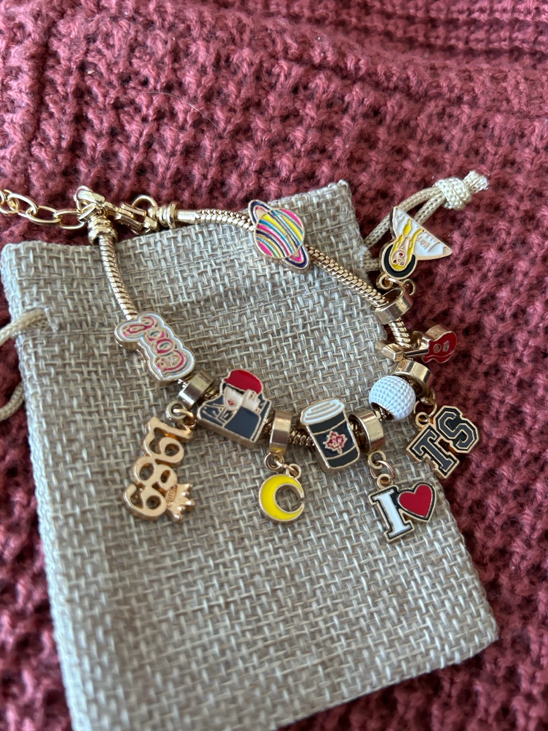 Taylor Swift Inspired Charm Bracelet - photo 2