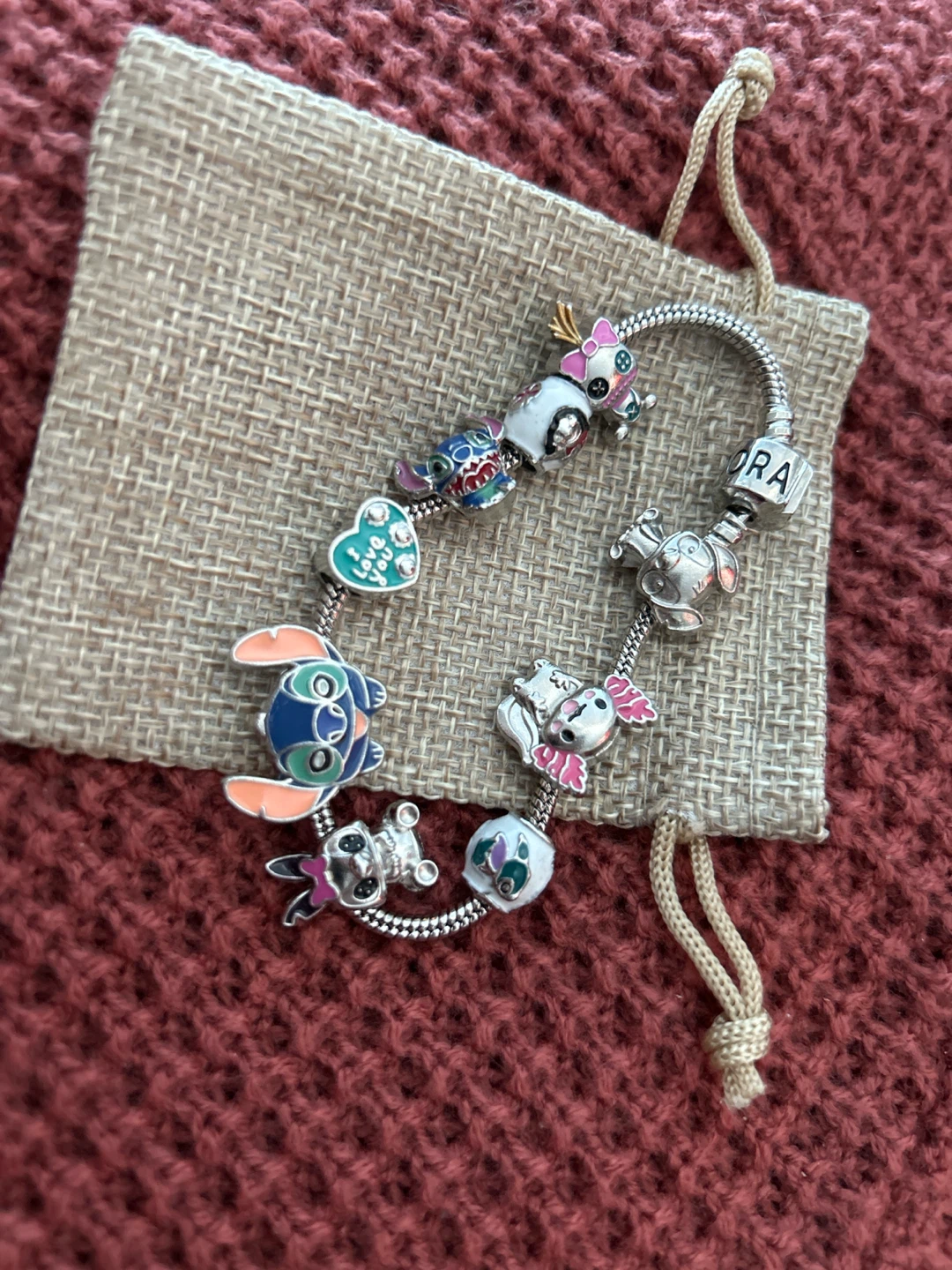 Pandora Charm Bracelet with Cartoon Charms - photo 3
