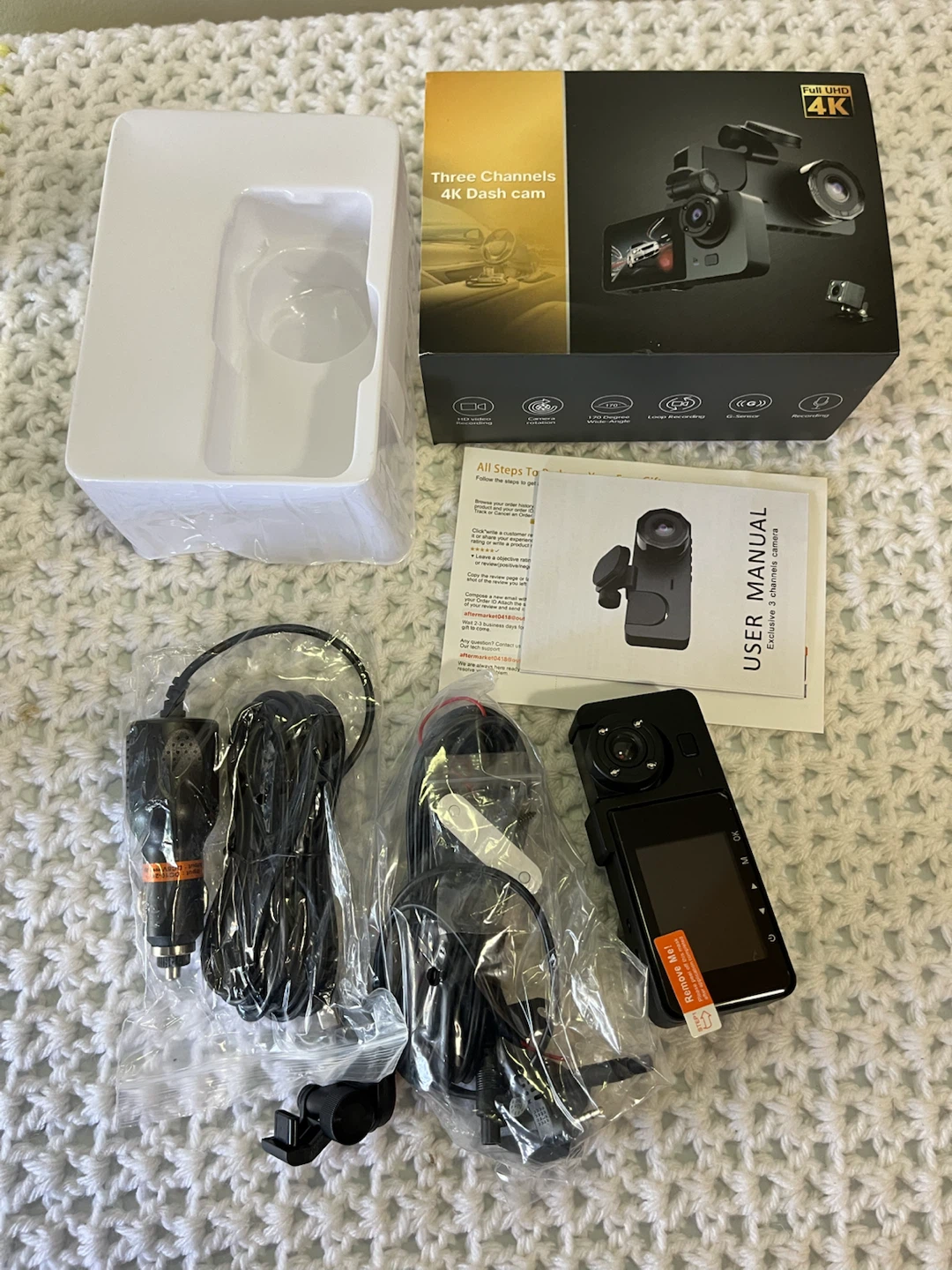 Three Channels 4K Dash Cam