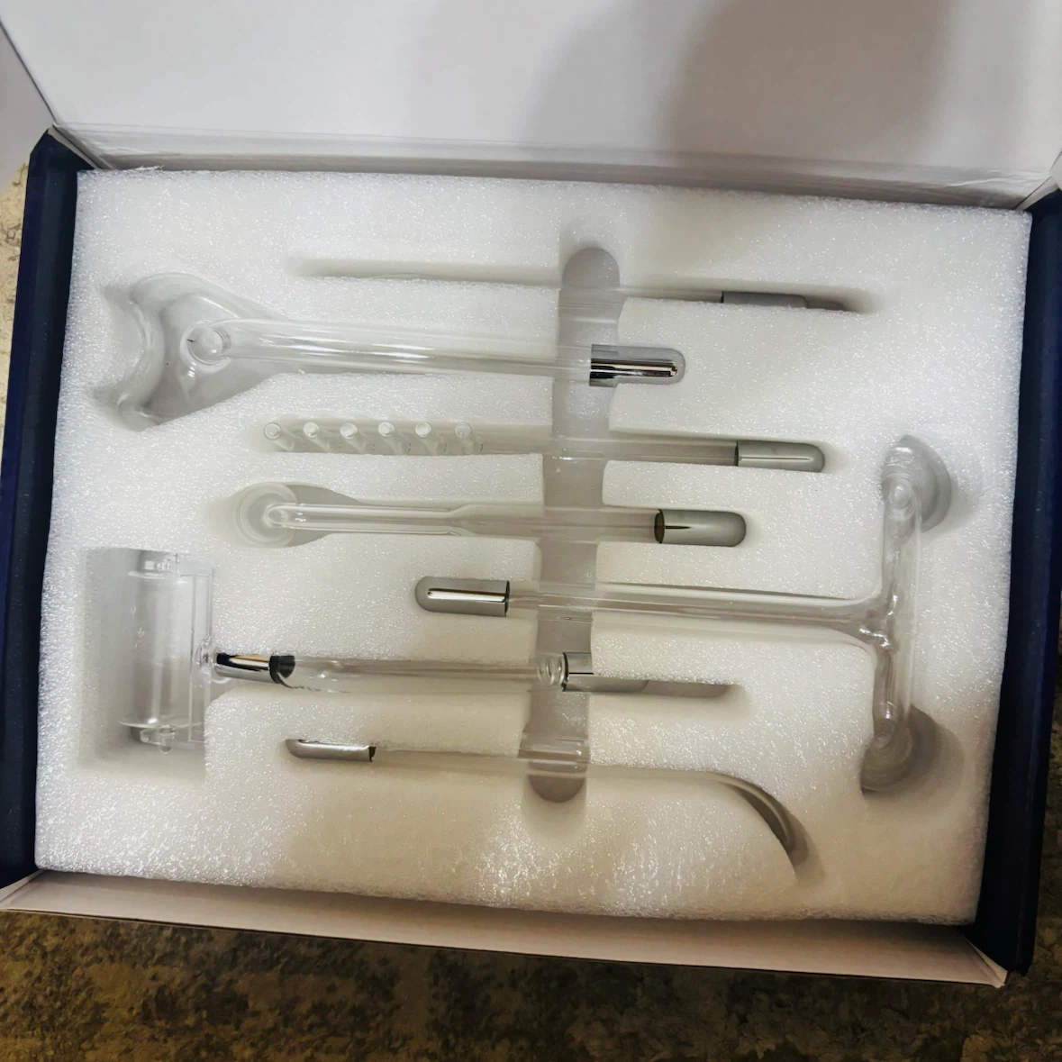 Portable High Frequency Neon Argon Wand Set