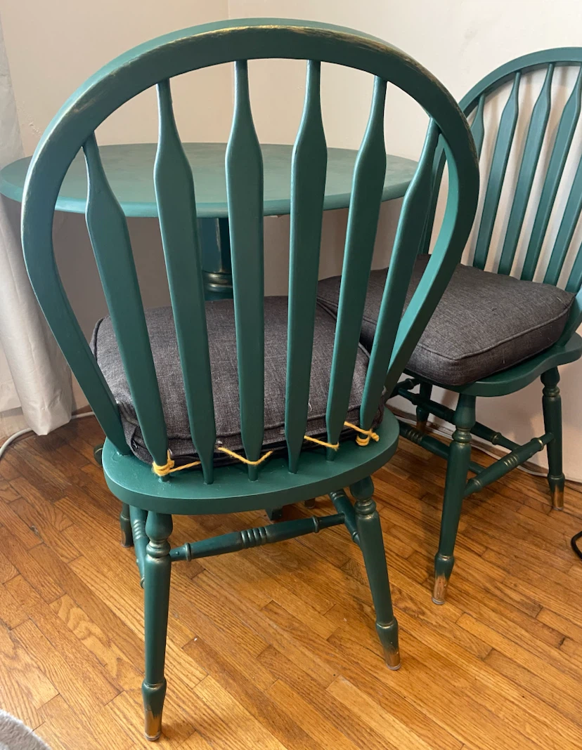 Whimsical Round Green Table and 2 Chairs - photo 5