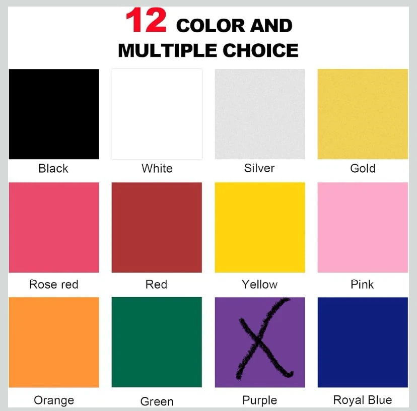 HTVONT Heat Transfer Vinyl Roll 12 Assorted Colors - photo 2