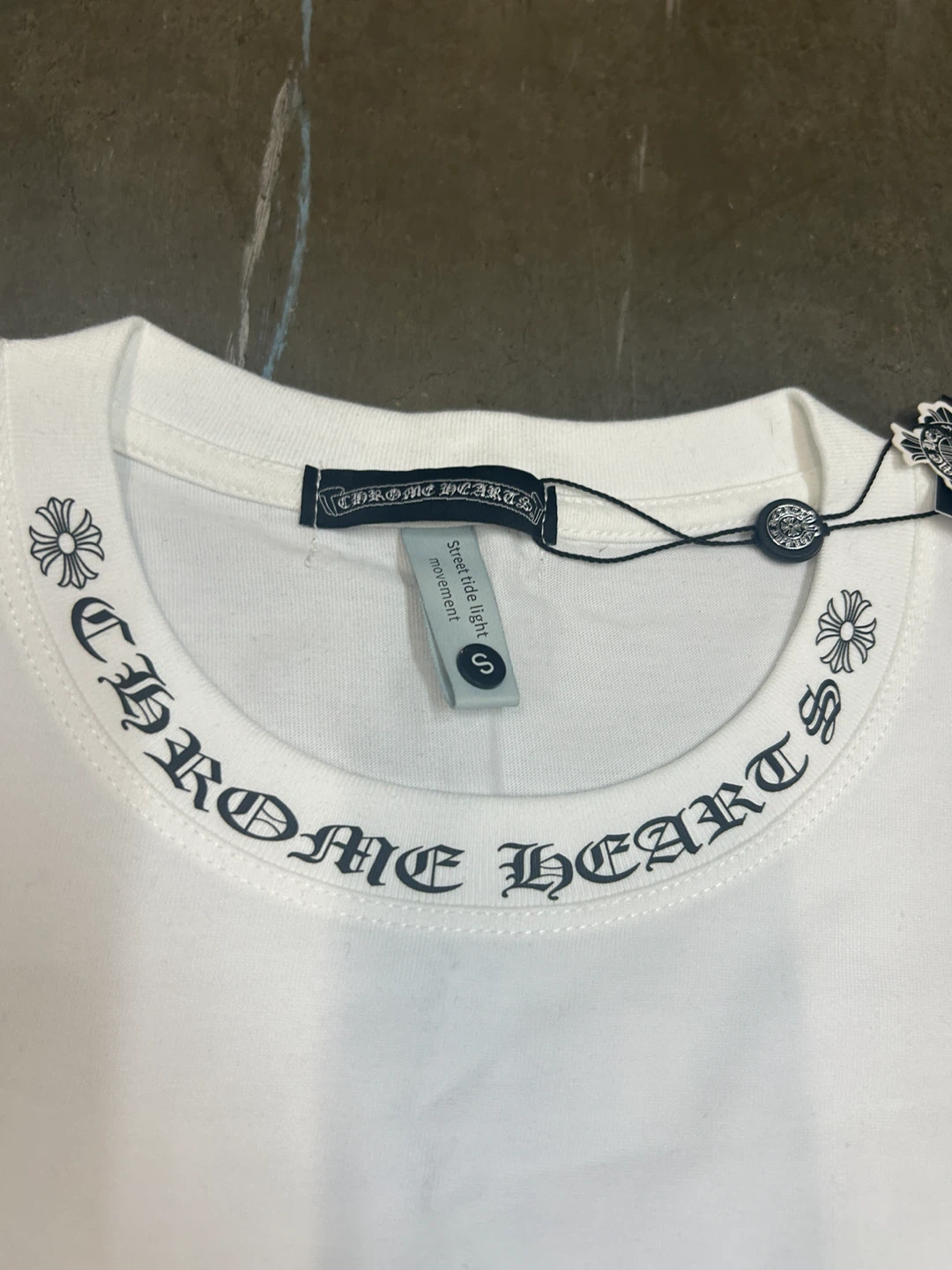 Chrome Hearts White T-Shirt Size S - photo 2