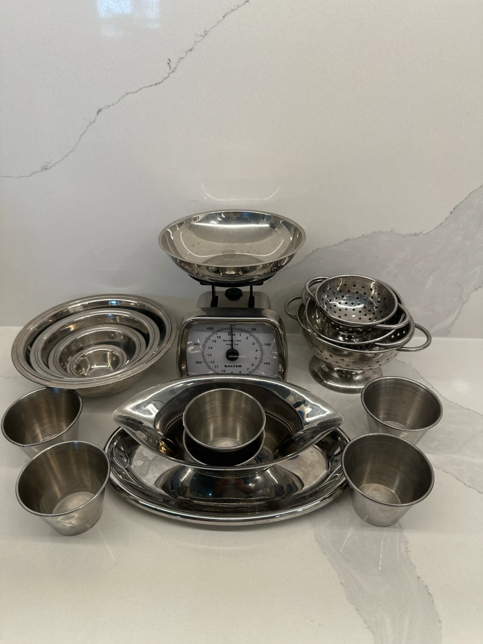 Salter kitchen scale with Stainless Prep set - photo 2