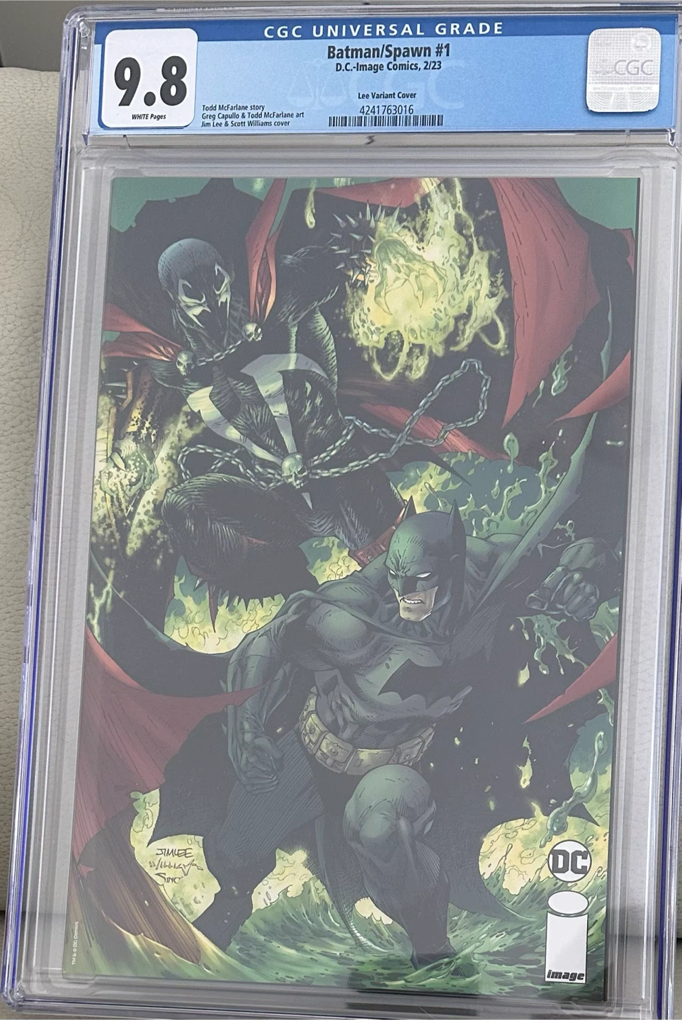 Batman/Spawn #1 CGC 9.8 Lee Variant Cover