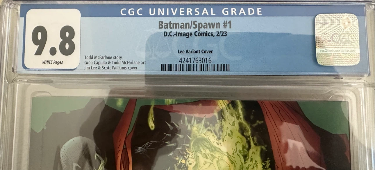 Batman/Spawn #1 CGC 9.8 Lee Variant Cover - photo 2