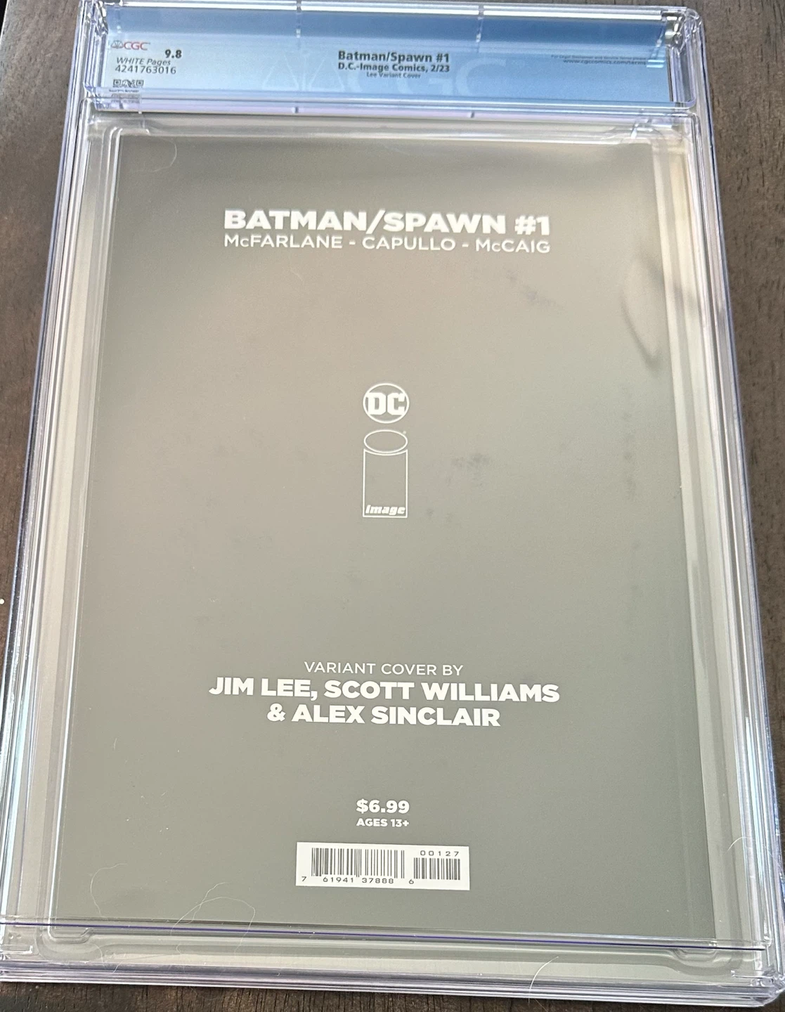 Batman/Spawn #1 CGC 9.8 Lee Variant Cover - photo 4