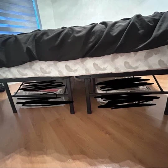 Full Size Bed Set - Black Frame + Mattress - photo 2