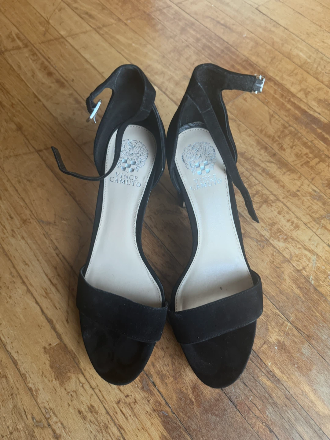 Vince Camuto Black Suede Heels - photo 2