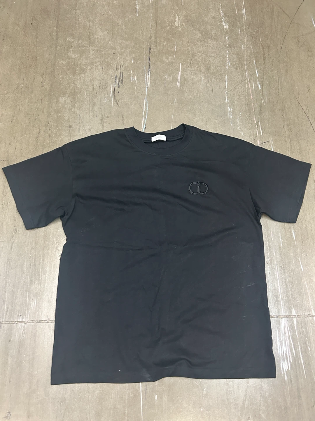 Dior CD Logo Black T-Shirt